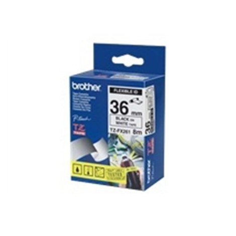 Brother | FX261 | Flexible tape | Thermal | Black on white | Roll (3.56 cm x 8 m) - 2